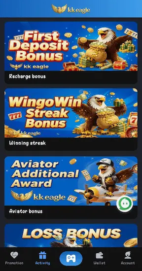 KK EAGLE Game Bonuses