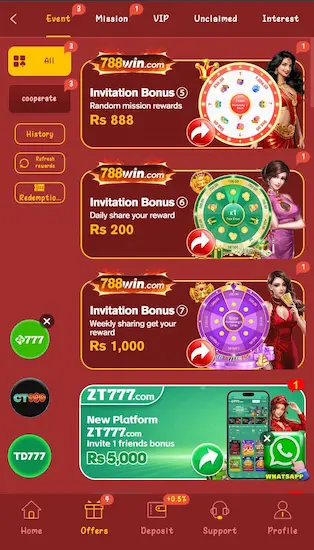 788Win Game Bonuses