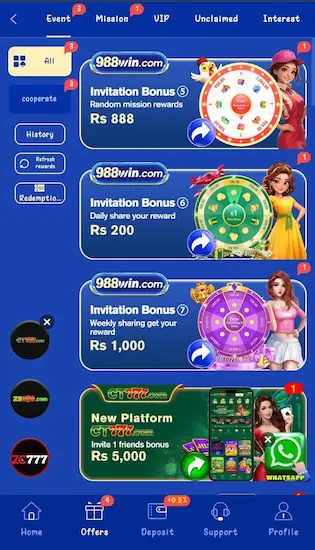 988Win Game Bonuses