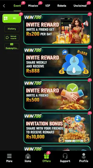 Win786 Game Bonuses