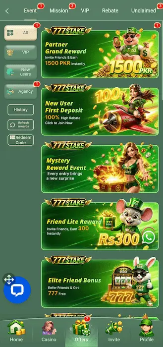 777stake bet game
