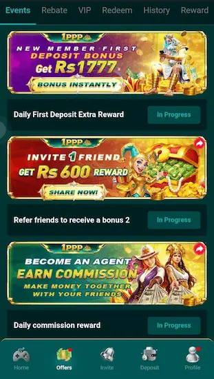1PPP Game Bonuses