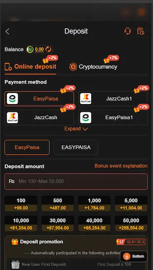 999HA Game Deposit